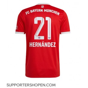 Bayern Munich Lucas Hernandez #21 Hemma Matchtröja 2022-23 Kortärmad